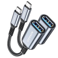 NIMASO USB C to USB 3.1 Adapter [2 pack], USB C to USB A Adapter, USB Type-C to picture