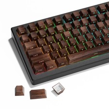 XVX PBT Keycaps - Side Print Shine Through Custom 60 Walnut Textures  picture