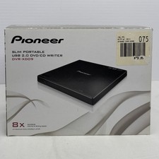 NEW Pioneer Slim Portable USB 2.0 DVD/CD Writer DVR-XD09 8x Max Speed picture