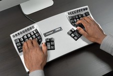 Kinesis Advantage2 Silver Ergonomic Contoured Programmable Keyboard KB605 - New picture