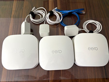 eero Pro 6E Tri-Band Mesh Wi-Fi Router 3-Pack White w/ Ethernet picture