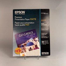 Epson Premium MATTE Presentation Paper | 8.5 x 11 in. | S041257 | 50 sheets NEW picture