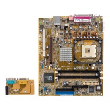 MOTHERBOARD MICRO-ATX ASUS P4R8T SOCKET 478 DDR AGP PCI FOR TERMINATOR II T2-R picture