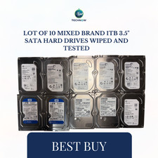 Lot of 10 Mixed Brand 1TB 3.5