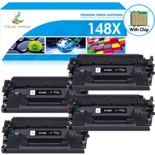 1-4 High Yield Black Toner (WITH CHIP) For HP 148X W1480X LaserJet Pro 4001 4101 picture