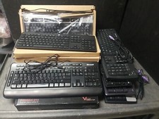 Lot of 15 Mixed Wired Keyboards, USB & Ps/2 connectors picture