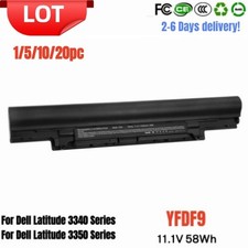 ✅LOT 1-20PC YFDF9 YFOF9 Battery For Dell Latitude 3340 3350 451-BBJB 451-BBIY picture