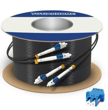 yutianhome 100 meter outdoor armored fiber optic cable Uniboot Connectors picture