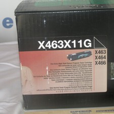 Genuine Sealed Lexmark X463X11G Extra High Yield Return Program Toner Cartridge picture