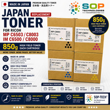 Japan Replacement Toner for Ricoh MP C6503 C8003 IM C6500 C8000  CMYK picture