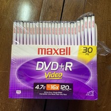 Maxwell DVD + R Opened 30 Pk 25  4.7 GB 16X 120 Min picture