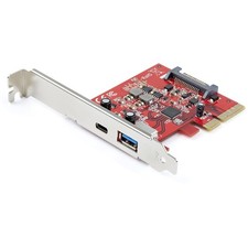 StarTech 2-Port 10Gbps USB-A & USB-C PCIe Card Adapter PEXUSB311AC3 picture