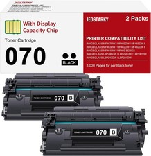 Jeostarky CT070 070 Black Toner Cartridge For Canon ImageCLASS MF465dw (2-Pack) picture