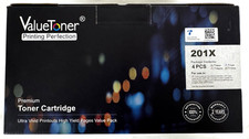 Valuetoner Compatible Toner Cartridge Replacement for HP 201X 4PC picture