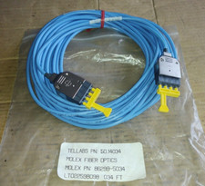 Molex Fiber Optics Cable 34' Feet Tellabs PN: 50.14034 Blue picture