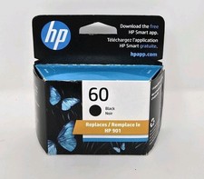 HP 60 Black Ink Cartridge Exp 06/2026 New Sealed picture