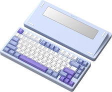 Mechanical Keyboard Cnc Aluminum 75 Triple Mode Connectivity Rgb Backlight picture