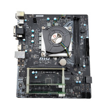 MSI H110M ECO-S01 mATX Motherboard + Intel Celeron G3900 & Cooling Fan picture