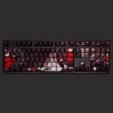 Fate/stay night Theme 108Keys RGB Mechanical keyboard keycaps Tohsaka Rin Gift picture