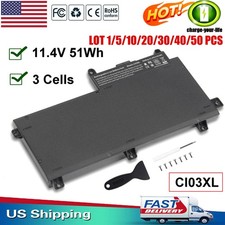 ✅LOT CI03XL Battery For HP ProBook 640 645 G2 650 655 G2 HSTNN-UB6Q 801554-001 picture