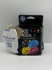 HP 902XL 902 Black Color 4 Pack Ink Cartridge XL New In Box Exp OCT/2027 picture