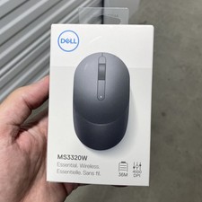 NEW Dell MS3320W Mobile Wireless Mouse Titan Gray Genuine SEALED (NOT BLUETOOTH) picture