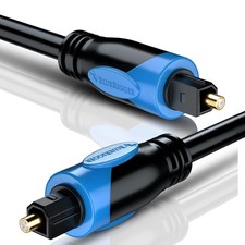 Toslink  Digital Optical Audio Cable  35FT  Fiber Optic Cable, inwall CL3 Rat... picture