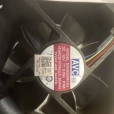 AVC DS08025R12U 80mm 12V 64 CFM 3700RPM 4-Pin Hydraulic Case Fan Black picture