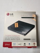 LG Ultra Slim Portable DVD Writer SP60  M-Disc Windows And Mac Compatible picture