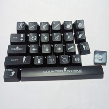 26 Keys ABS Shot Backlit Keycap Chicken Game Keycap for Mechanical Keyboard picture