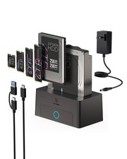 M.2 NVMe SATA Hard Drive Docking Station 10Gbps 2.5/3.5 Inch HDD SSD 1 PCS picture