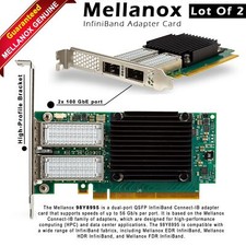 Lot of 2 IBM 98Y8995 Mellanox CB194A 2-Ports 56GB Connect-IB InfiniBand Adapter picture