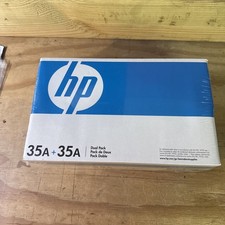 2 Pack HP Laserjet 35A CB435A Black Toner Cartridge New Sealed picture