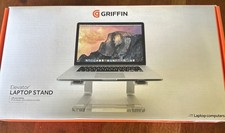 Griffin Elevator Desktop Stand for Laptops PC Macbook Silver Riser New Open Box picture