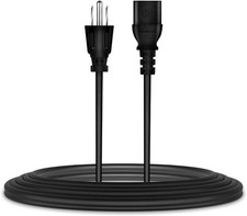 6ft UL Power Cord Cable Charger for LG 27MD5KL-B Ultrafine 27