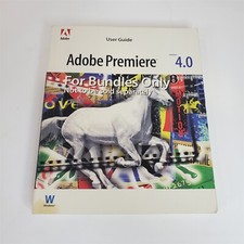 Vintage 1994 Original Adobe Premiere 4.0 User Guide picture