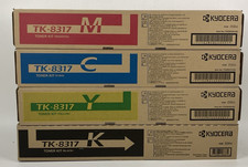 Kyocera Genuine TK-8317 Toner Set CMYK 4-Pack TASKalfa 2550ci TK8317 NEW Sealed picture