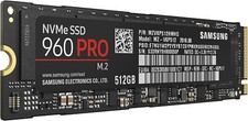 Samsung 960 PRO NVMe M.2 512GB SSD (MZ-V6P512BW) Solid State Drive NEW NO MANUAL picture
