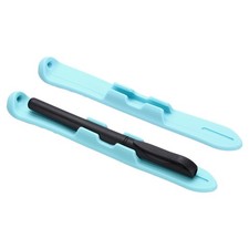 2 Pcs 6.9'' Silicone Pencil Holder with Strong Adhesive Grip Sleeve, Blue picture