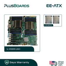 Supermicro X10DRI-LN4+ Dual LGA 2011-3 EE-ATX Server Motherboard w/2x E5-2667 V3 picture