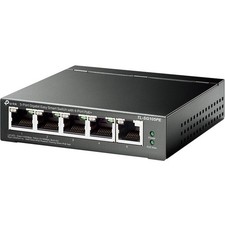 TP-Link TLSG105PE 5-Port Gigabit Easy Smart Switch w/ 4 PoE+ Ports picture