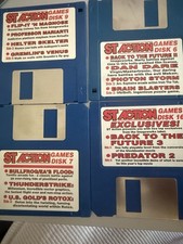 Vintage St  Action Games Disk Lot Of 4 Vintage picture