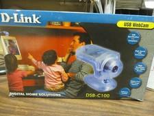 D-LINK USB DIGITAL CAMERA # DSB-C100 WEBCAM w MANUAL AND SOFTWARE picture