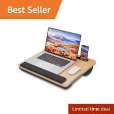 HETTHI Laptop Lap Desk, 15.55x12.79 inch, light brown picture