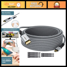 20FT USB C to HDMI Cable 4K 60Hz High-Speed Braided Cord, Thunderbolt 3 Compatib picture