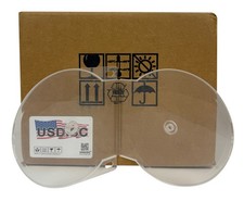 USDISC Clamshell Cases Binder Filing, Double 2 Disc (Clear) Lot picture