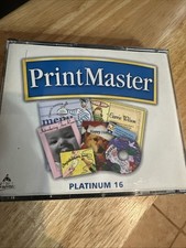 PrintMaster Platinum 16 4-CD Set Broderbund 2004 picture