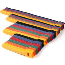 Cable Ties 180PCS, 4+6+8+10 inch Reusable Inch(Colorful), Multicolor picture