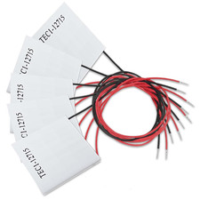 5PCS TEC1-12715 12V 15A 68-140℉40MMX40MM Heatsink Thermoelectric Cooler Cooling picture