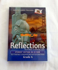 Reflections: Grade 4 California Student Edition CD, PC/MAC, Homework, Very GoodC picture